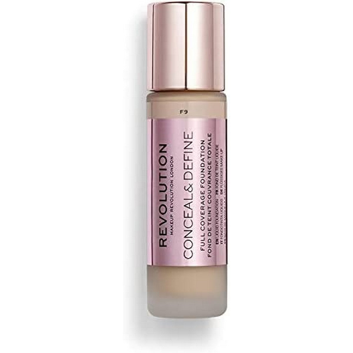 Liquid Make Up Base Revolution Make Up Conceal & Define Nº F9 (23 ml)-0