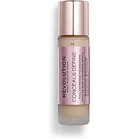 Liquid Make Up Base Revolution Make Up Conceal & Define Nº F9 (23 ml)-0