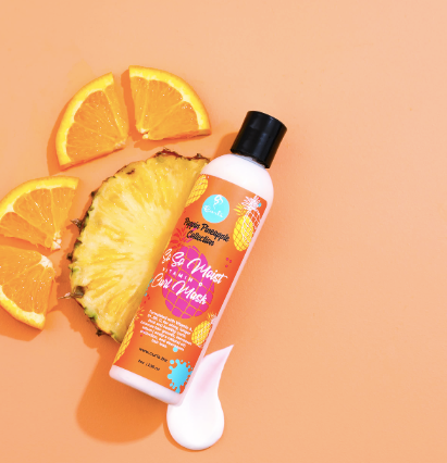 Curls Poppin Pineapple So So Clean Vitamin C Curl Wash 236 ml-0